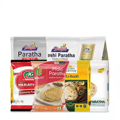 Frozen Roti, Paratha & Naan